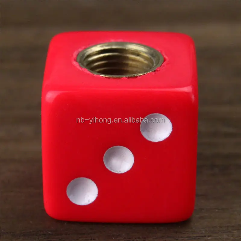 4PCS Universal Red Dice Tire air Valve Stem Caps Wheel Rims Car Truck Bike ATV 4PCS Universal Red Dice Tire air Valve Stem Caps Wheel Rims Car Truck Bike ATV