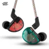 KZ AS10 5 Balanced Armature Driver In Ear Earphone HIFI Bass Monitor Earphone With 2pin Cable