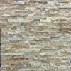 Decorative limestone Exterior and Interior split stone cladding wall stacked ledgestone