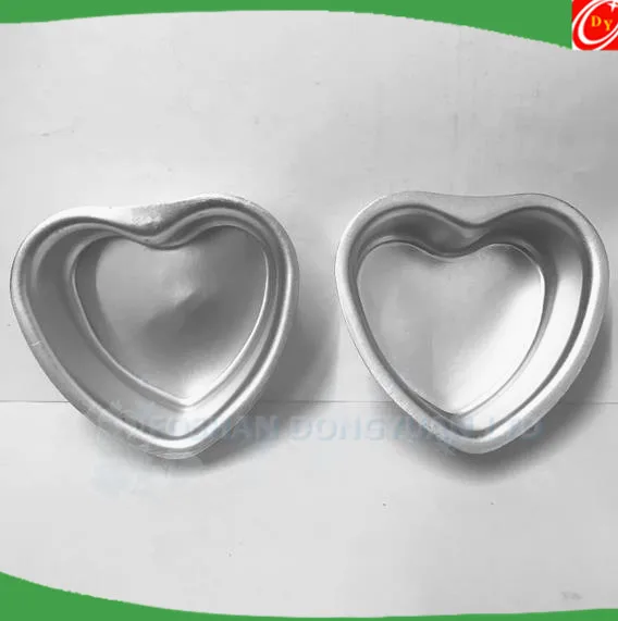 Love Type Small Cake Mold Solid Bottom Love Model Heart Aluminum Alloy Bath Bomb Mold