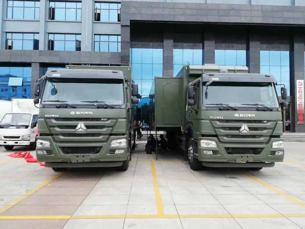 10 轮 6x4 6x6 6 多功能营地军队野营车辆 sino