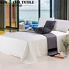 100% natural white Bamboo flat sheet with right angles