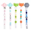 China supply pacifier teething clip silicone teether