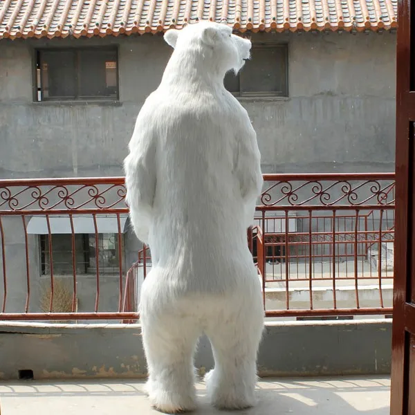 Standing Christmas Polar Bear Statue Standing Christmas Polar Bear Statue :  Behind the Fence Statues Gallery, Behind the Fence Statues Gallery