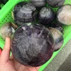 Excellent natural purple fluorite stone spheres,crystal fluorite balls