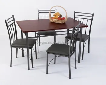 Stainless Steel Dining Table Set Wood Sets Stainless Steel Dining Table Set