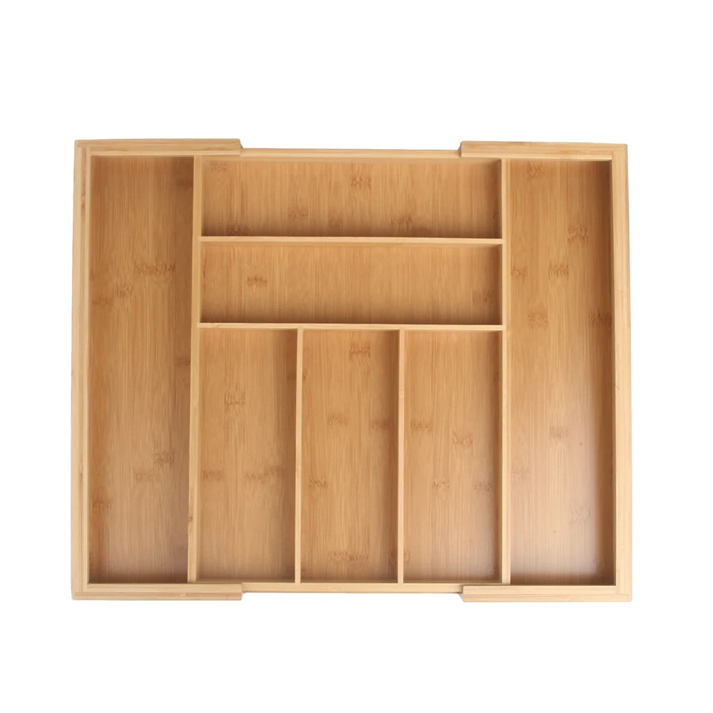 Kitchen Expendable Bamboo Drawer Organizer Box Buy Cutlery