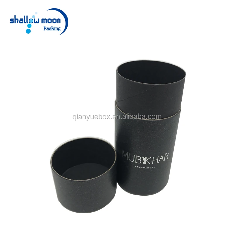 Round Kraft Postal Mailing Packaging Paper Tube With Plastic Caps