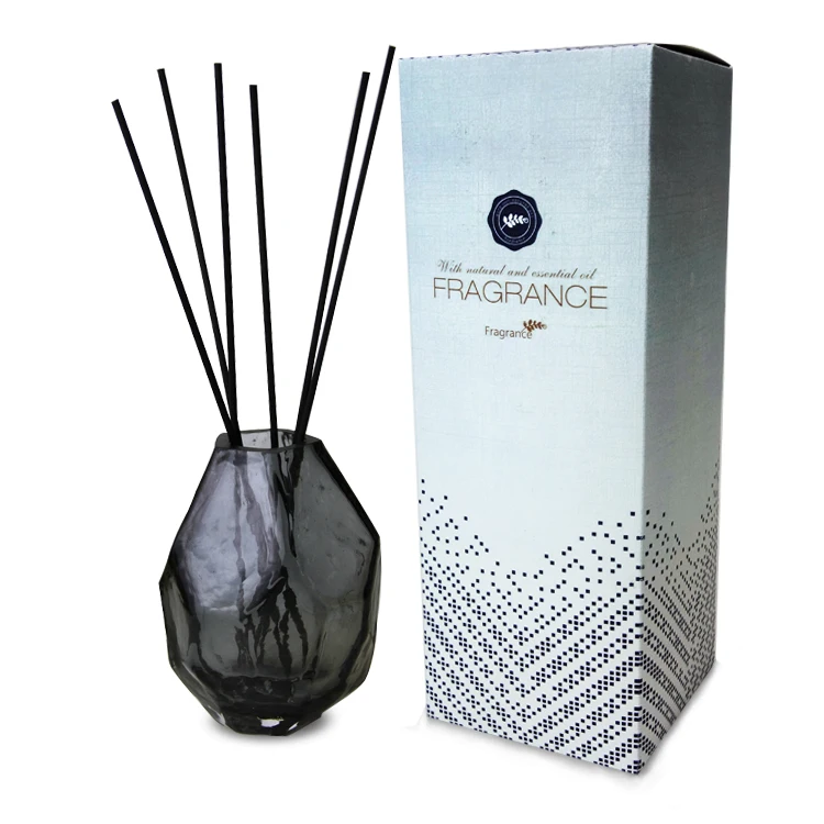 2018 Popular New Style Black Reed Diffuser With Natural Sticks For Gift