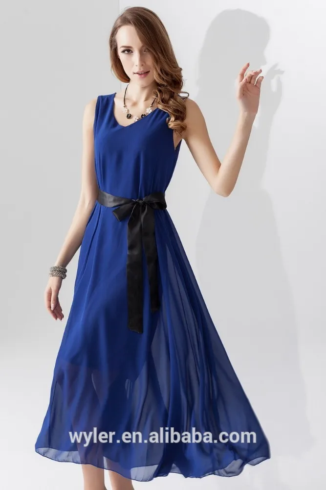 Images of Beautiful Long Casual Dresses - Reikian