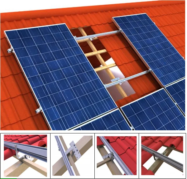 Pitched Sloped Tile Roof Pv Solar Panel Mounting Kits,Pv ...