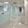 Foshan furniture decorative partition wall smoked glass interior doors conference room furniture