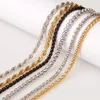 Cheap Popular Jesus Cross Neck Chain Golden Plated Stainless Steel Link Chain