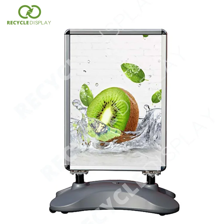 Hot Sales A1 Outdoor Poster Display Stand Double Side Pavement