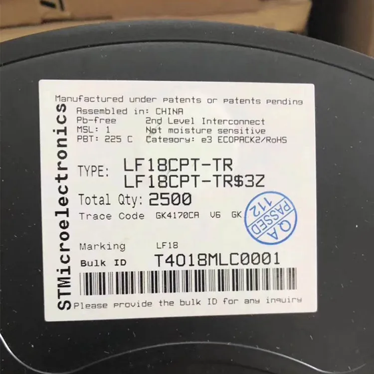 LF18CPT IC Chip LF18CPT-TR 100% NEW Original All Electronic Components IC Supplies China