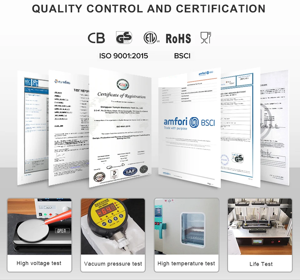 Food Sealer Vacuum Bags High Quality Food Grade Coextrusion Embossing