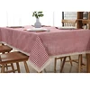 Cotton and linen tablecloth cloth pastoral lattice rectangular cup table cover Japanese-style Nordi manteles mantel nappes