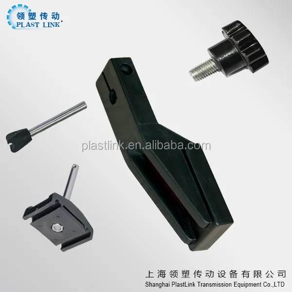 Adjustable Conveyor Side Guide Rail Double Clamp For Round Tube And Rod