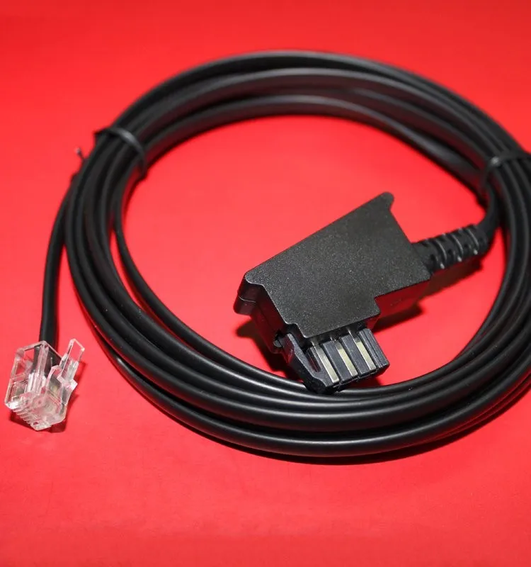 Tae cable cable de teléfono línea de conexión tae F-rj11 3 x adaptador universal 10 M 