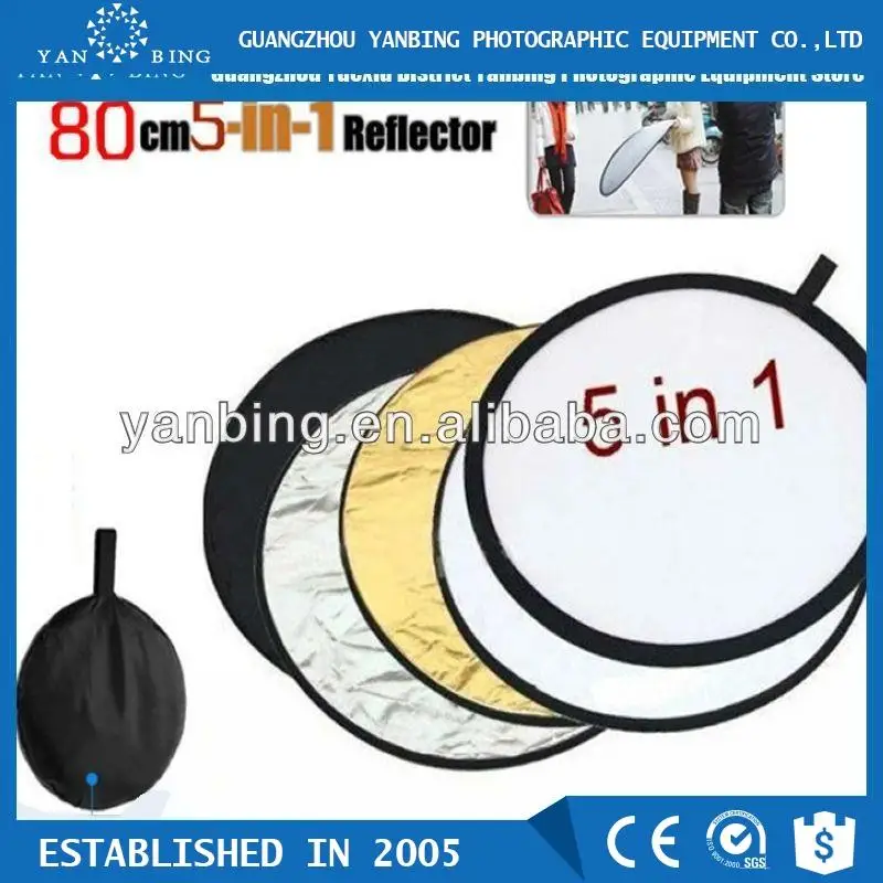 Photography equipment 80cm 5 in 1 foldable photo studio light reflector 30 inch Photography equipment 80cm 5 in 1 foldable photo studio light reflector 30 inch