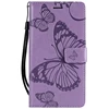 Printed Big Butterfly wallet flip case for Nokia 2.1
