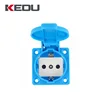 KEDU Bule Color 2 Pin Female Schuko Plug Insert 16A 250V PlugWith VDE,SEMKO Approved