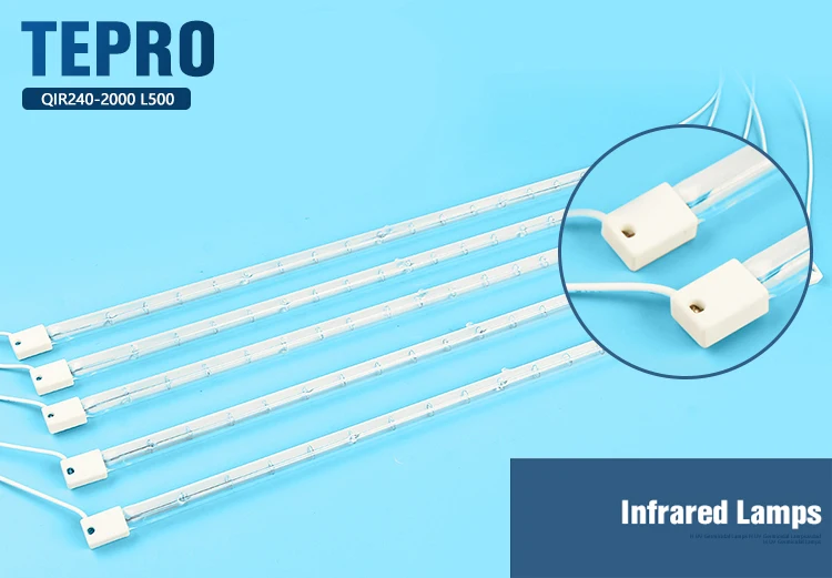 Ir Ceramic Heating Lamps 2500w 3000w Infrared Quartz Heater Bulb