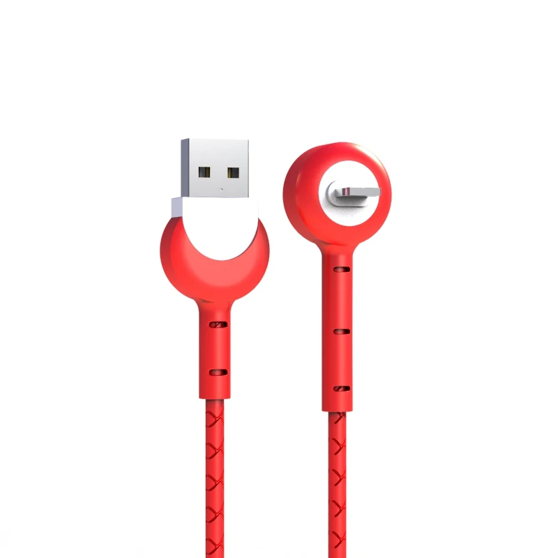 Flexible metal usb charging data cable stand holder steel cable - ANKUX.COM