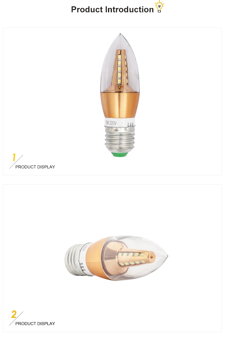 Energy saving ,Efficiency LED candle light Bulb Lights