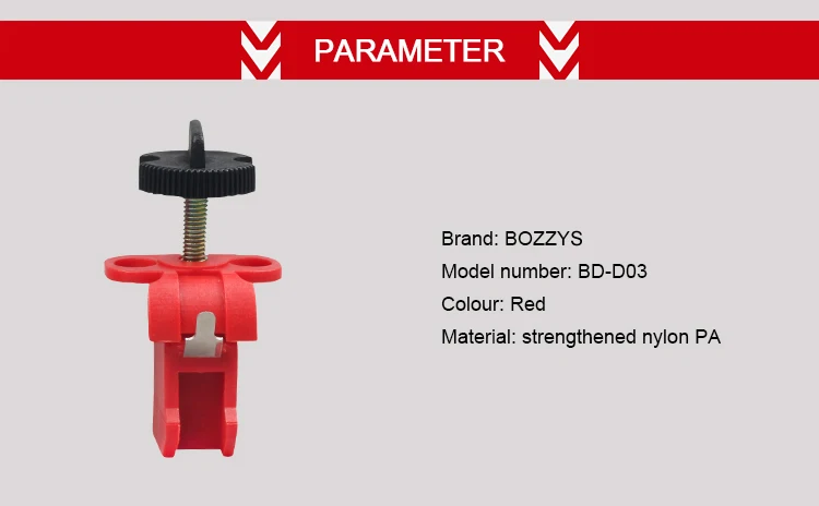 Tie Bar standard Miniature Breaker Lockout for MCB electrical breake