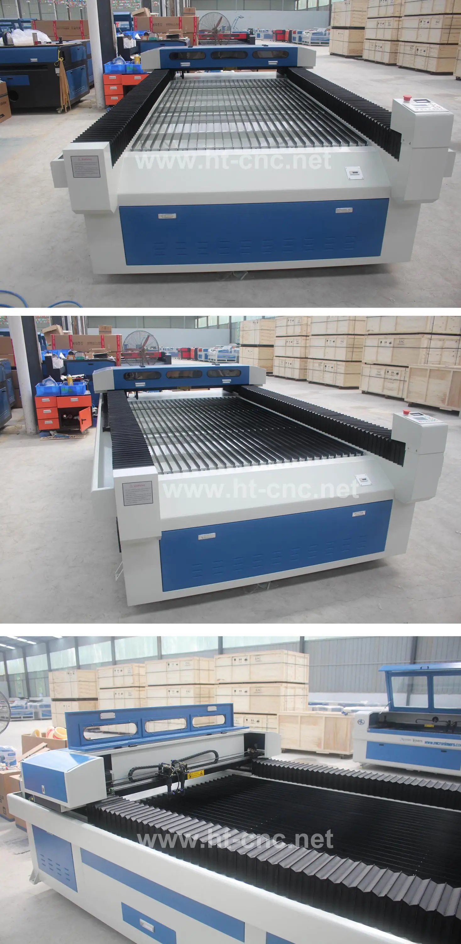 Double heads laser cutting machine bed size 1300*2500mm