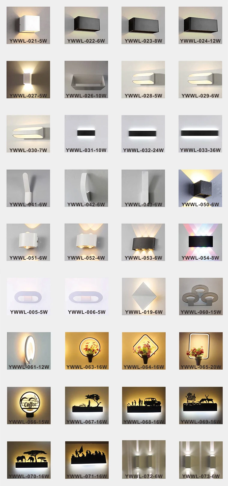 Night Lights Popular Model 6w 10w optional Decorated Hotel LED Wall Light