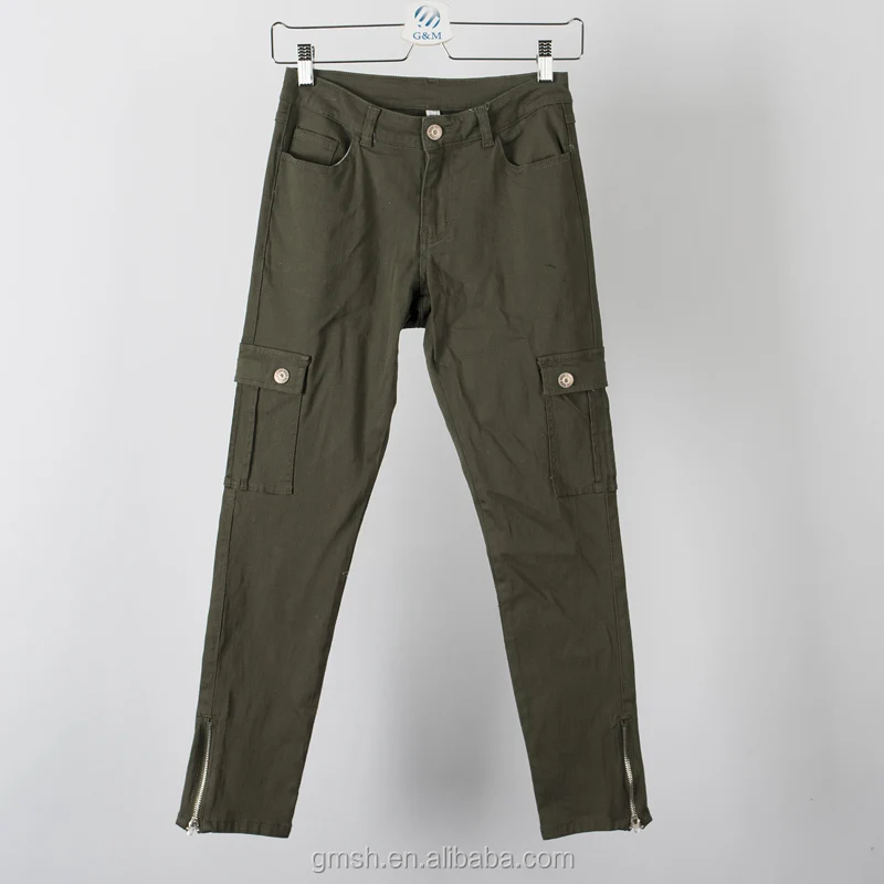 army green cargo pants womens