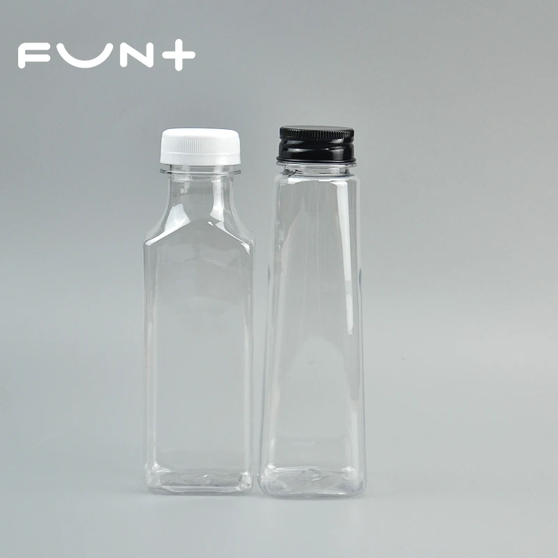 Food Grade 250ml 300ml Plastic Pet Empty Juice Bottle Milk Tea Bottles