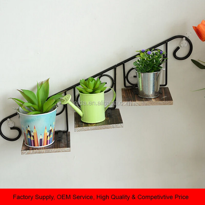 メタル植物スタンド保育園表示3ラダー壁棚 Buy フラワーディスプレイ壁棚 装飾金属壁の棚 装飾金属壁棚 Product On Alibaba Com