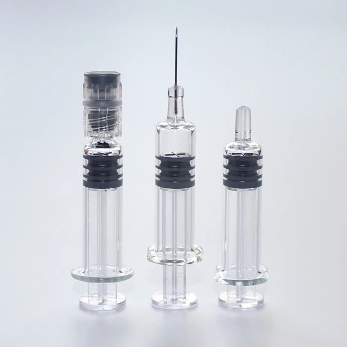 1ml Standard Glass Prefilled Syringe With Luer Lock Used For ...