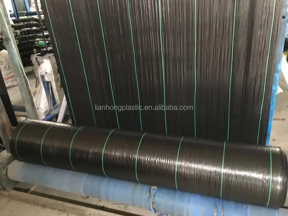 Black Color Silt Fence Film Fabric Supplier LHP PP Woven Geotextile ...
