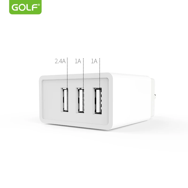 New Production 2018 5v3 4a 3 Port Us Eu Uk Us Plug Phone Charger Micro 