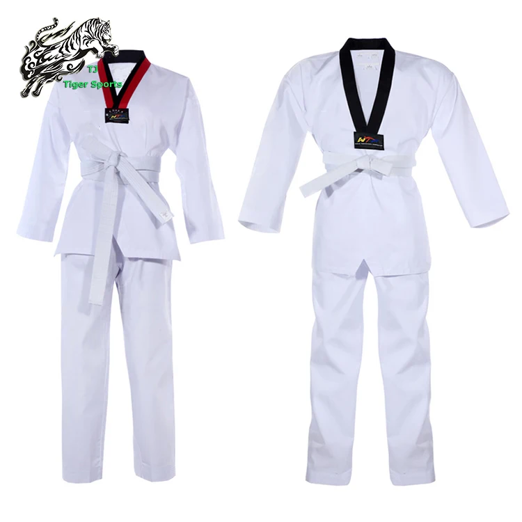 Wholesale Ribbed Material V Neck Taekwondo Uniform - Buy Wholesale ...