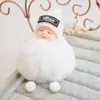 New Arrival Charm Sleeping Baby Key Chain Cute Sleeping Baby with Letter Hat Key Chain