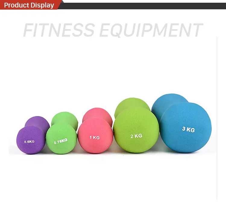 High Quality Gym Bodybuilding Women Neoprene Dumbbell Set \n