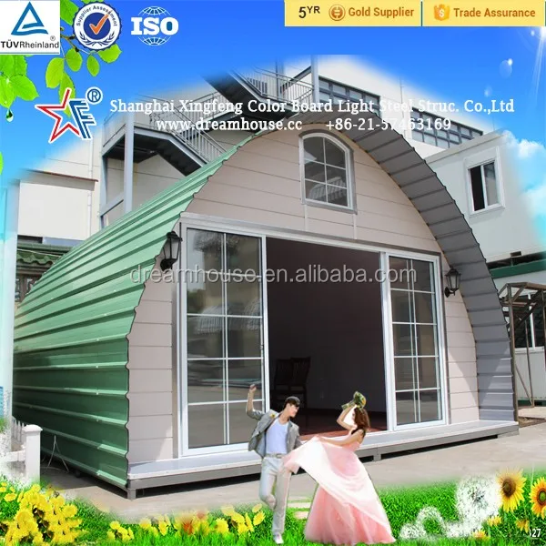 Prefab Panelized Movable Geodesic Dome House Cabin Kit Kouses For