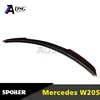 FD look W205 carbon fiber rear spoiler wings for Mercedes C class C180 4-door