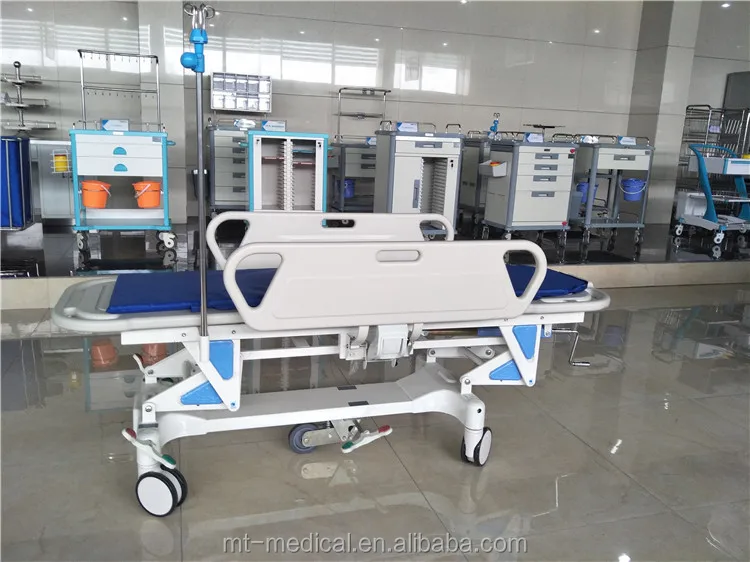 Hospital critical Hydraulic transport emergency stretchers patient transport emergency recovery trolley stretcher