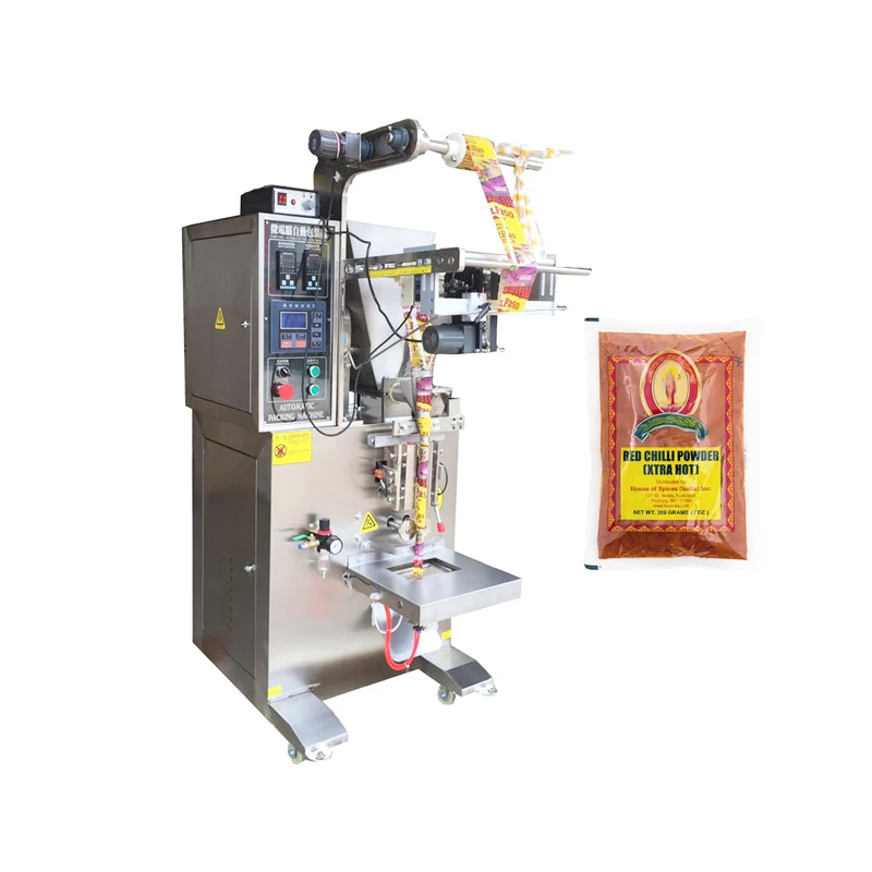 Chilli Curry Ginger Powder 4 Sides Sealing Packing Machine Small