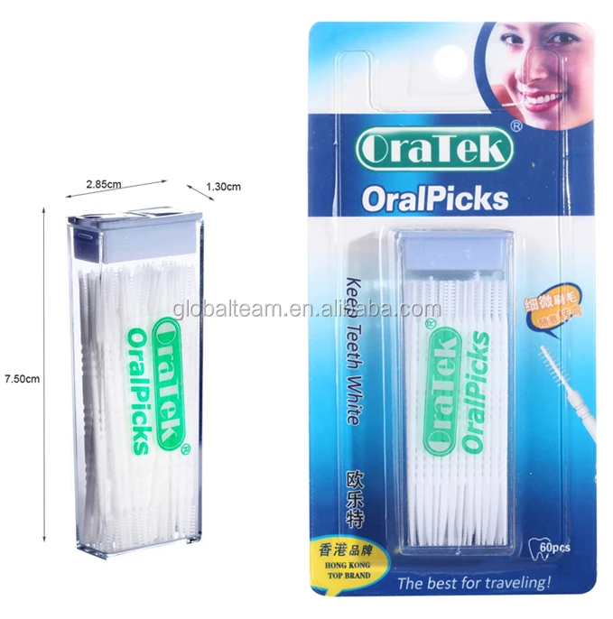 green plastic toothpicks