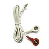 2 in 1 Safe Plug DC 2.35mm to Snap Electrode Lead Wire, Medical Wire, Medical Unit of Tens Wire with button