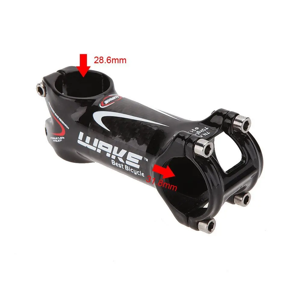 EverTrust(TM) Aluminum Alloy MTB Black Bike Stem 31.8MM Bicycle Stem Cycling Handlebar Stem