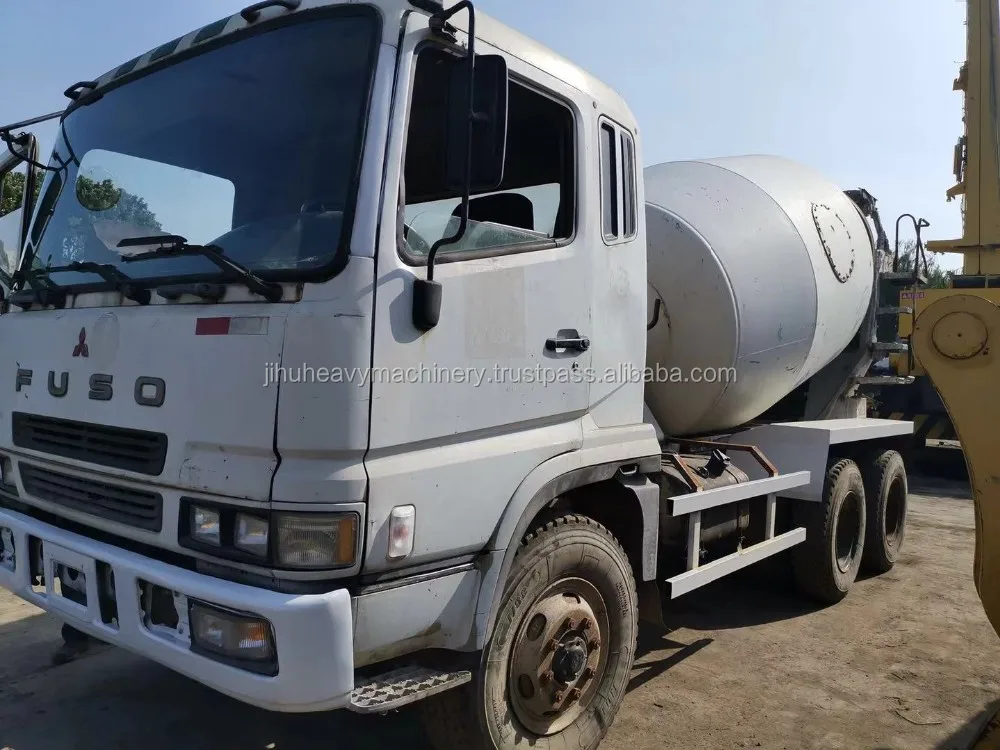 Low Kms 8m3 Cubic Mixer Drum Used Fuso Cement Mixer Trucks Fv517k Buy