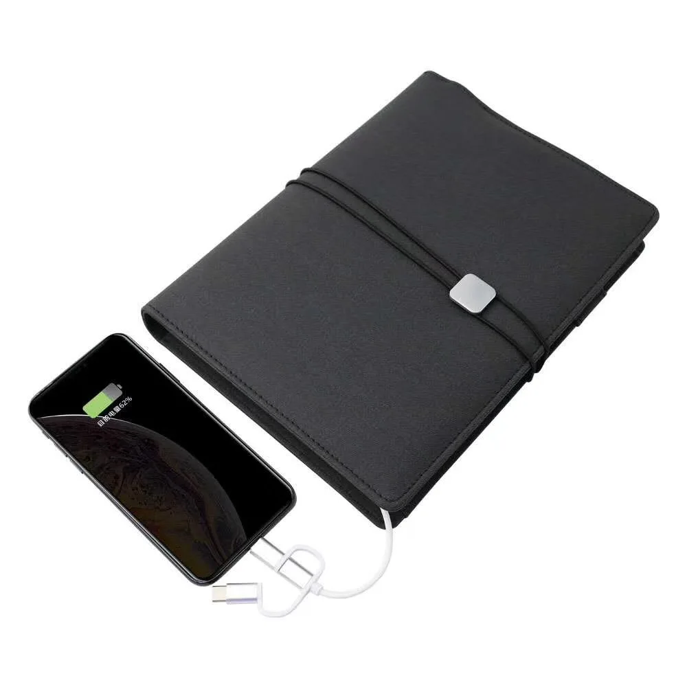 8000mah Gift Set Diary Customizable Notebook Printing Power Supply